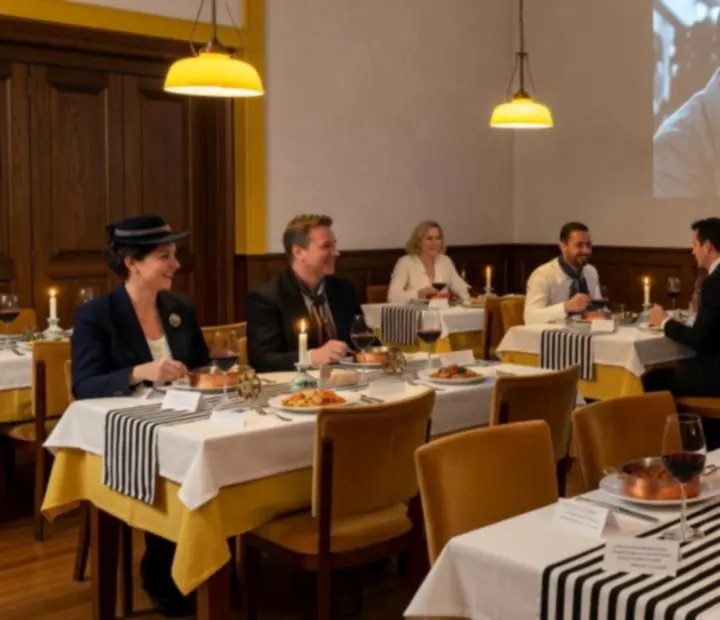 Filmes tematikus est dekorációval és mozis hangulattal
